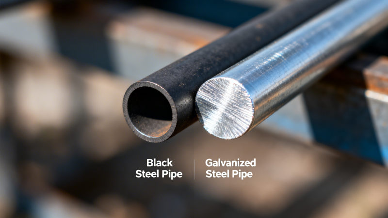 Black pipe vs Black pipe vs