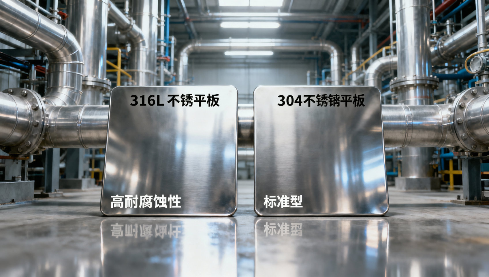 Flat plate stainless steel for industrial use: when to choose 316L over 304 in high-chloride chemical plants