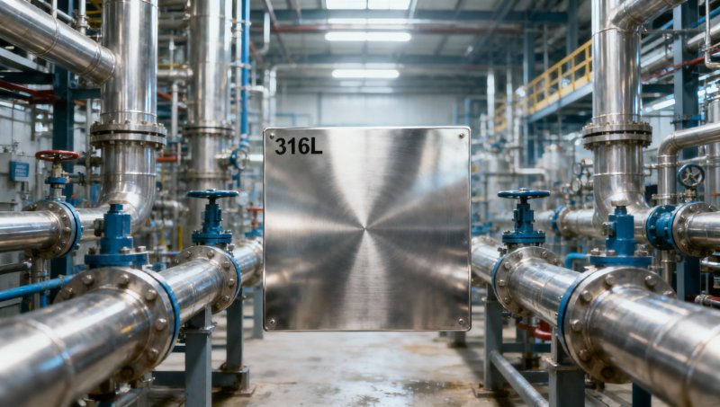 Flat plate stainless steel for industrial use: when to choose 316L over 304 in high-chloride chemical plants