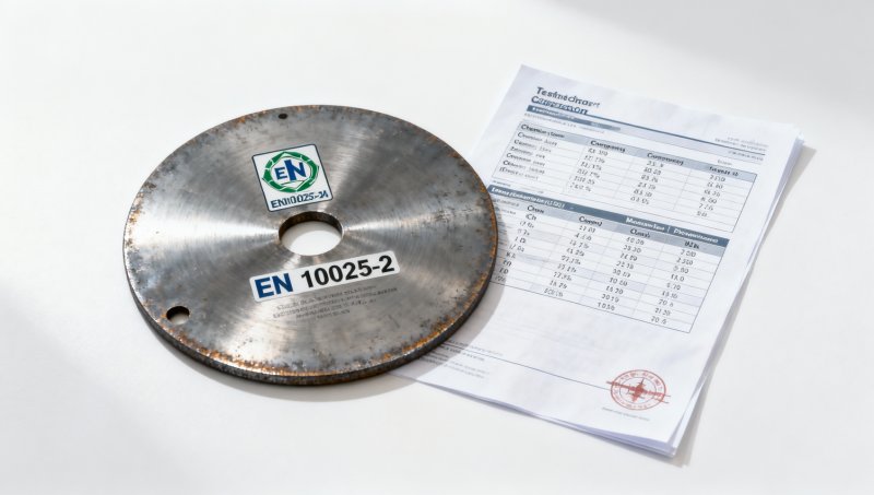 Why European steel round plate suppliers require EN 10025-2 certification — not just mill test reports
