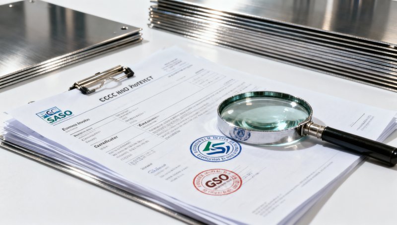 What export documentation do stainless steel metal plates exporters in USA need for GCC customs clearance?