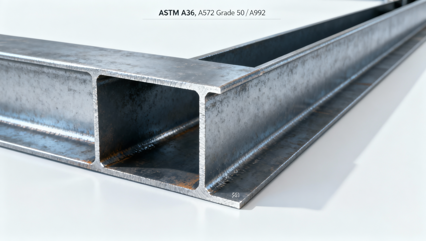 How ASTM steel angle specifications define minimum yield strength for fire-rated stair enclosures