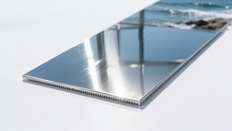 Is mirror stainless sheet for furniture suitable for humid coastal environments without edge sealing