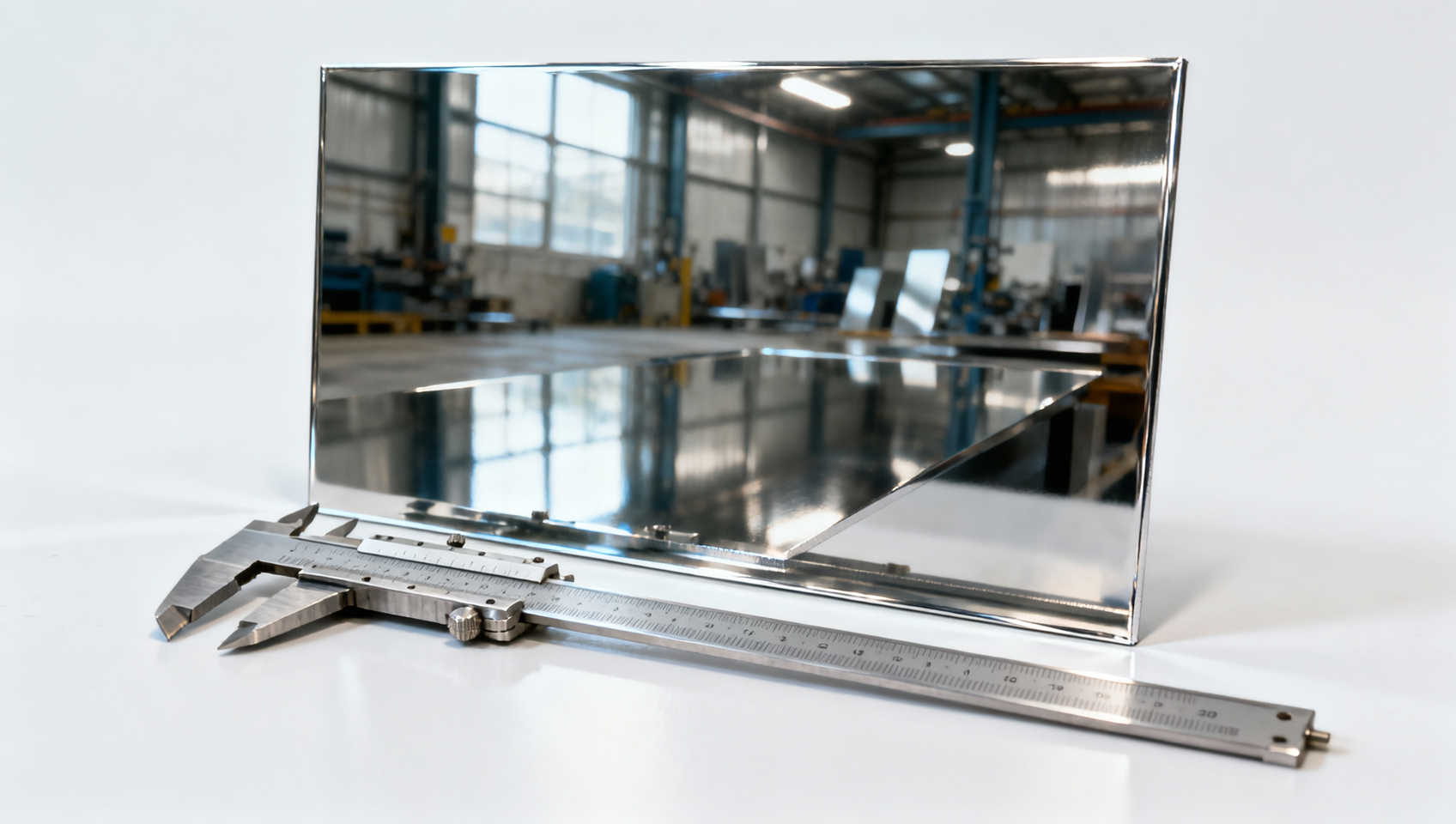 What custom size options are available for mirror stainless sheet without minimum order penalties