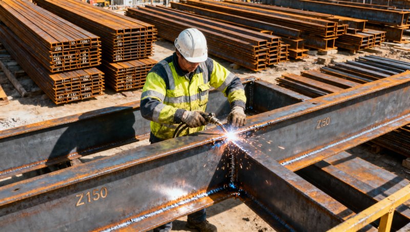 Three real-world cases where Hanwu Steel for construction machinery reduced field welding time by 22–37% on loader frame assemblies