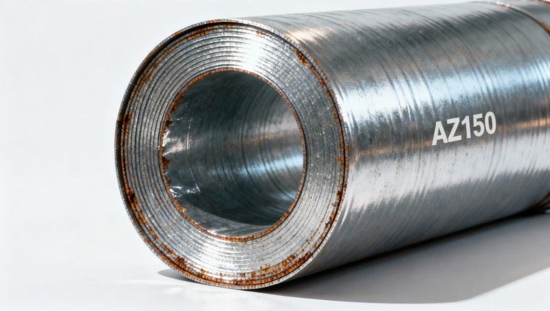 How does AZ150 Galvalume Steel Coil for industrial roofing perform under coastal salt-spray exposure over 10 years?