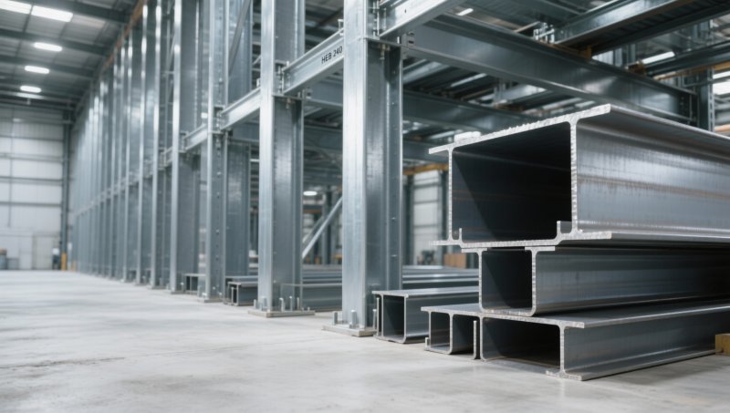 Hot rolled I beam deflection limits for warehouse racking systems compliant with EN 15512