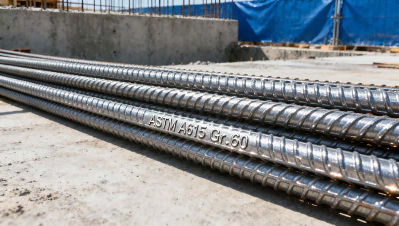 How construction project managers verify steel bar for construction compliance with ASTM A615 Grade 60 on-site