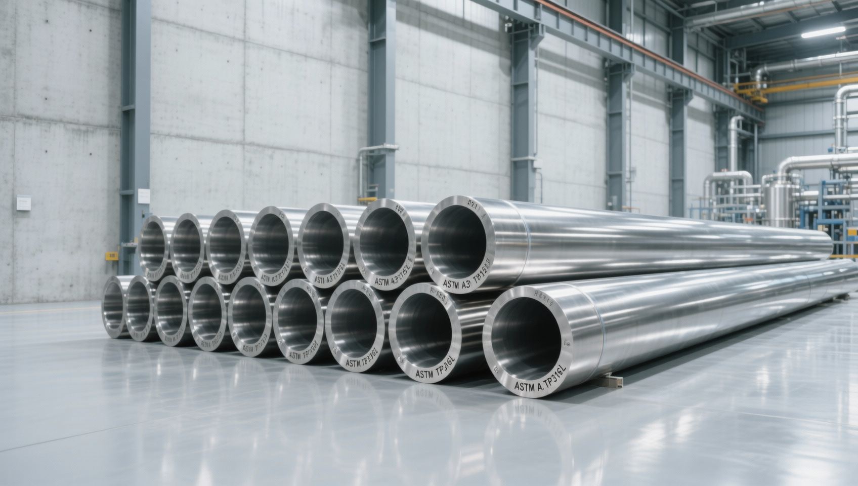 When should project managers specify ASTM steel pipe over generic stainless alternatives for chemical plants?