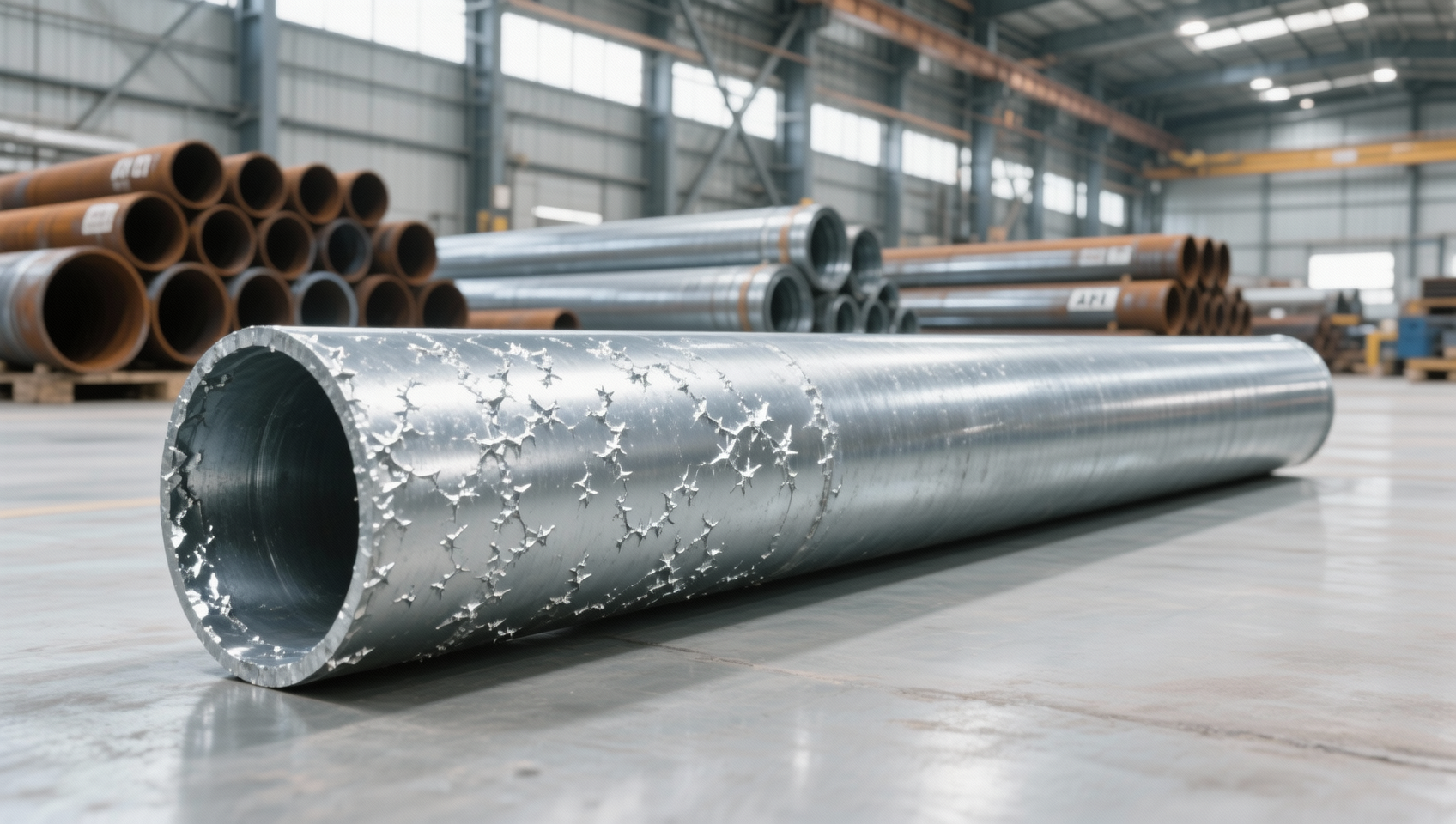 What is electrical conduit galvanized and how does it resist corrosion?