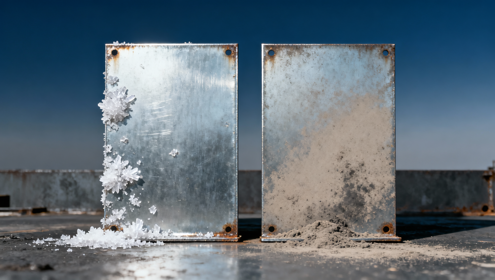 How galvanised sheet steel performs in coastal versus industrial environments