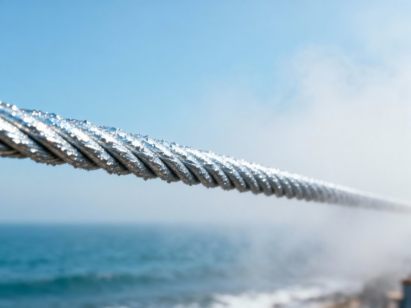 Why do wire products for fencing fail early in coastal areas?