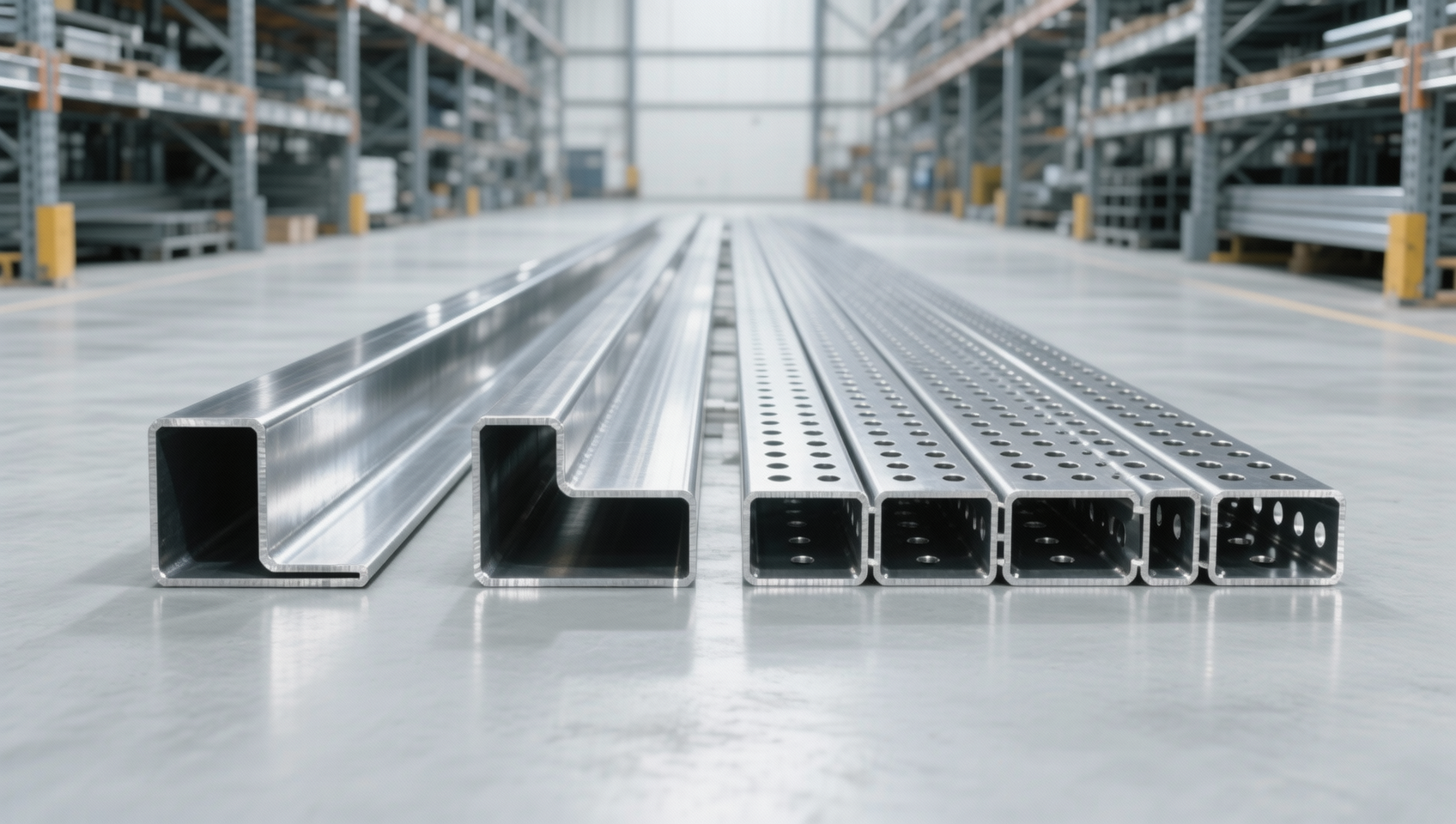 Are metal angle iron with holes priced higher than solid versions?