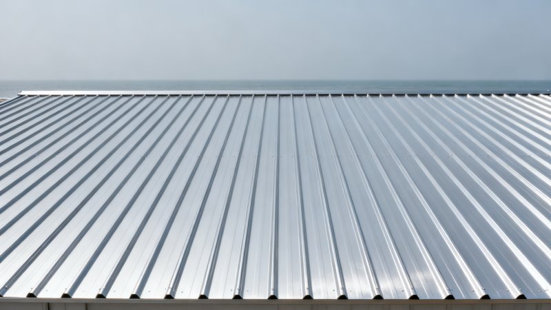 What benefits does steel roofing offer over asphalt shingles in coastal areas