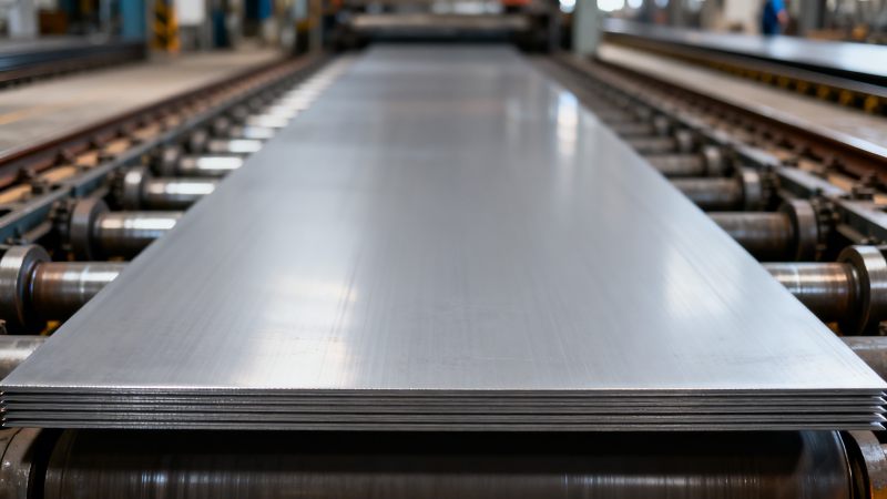 What affects the flatness and weldability of mild steel plate?