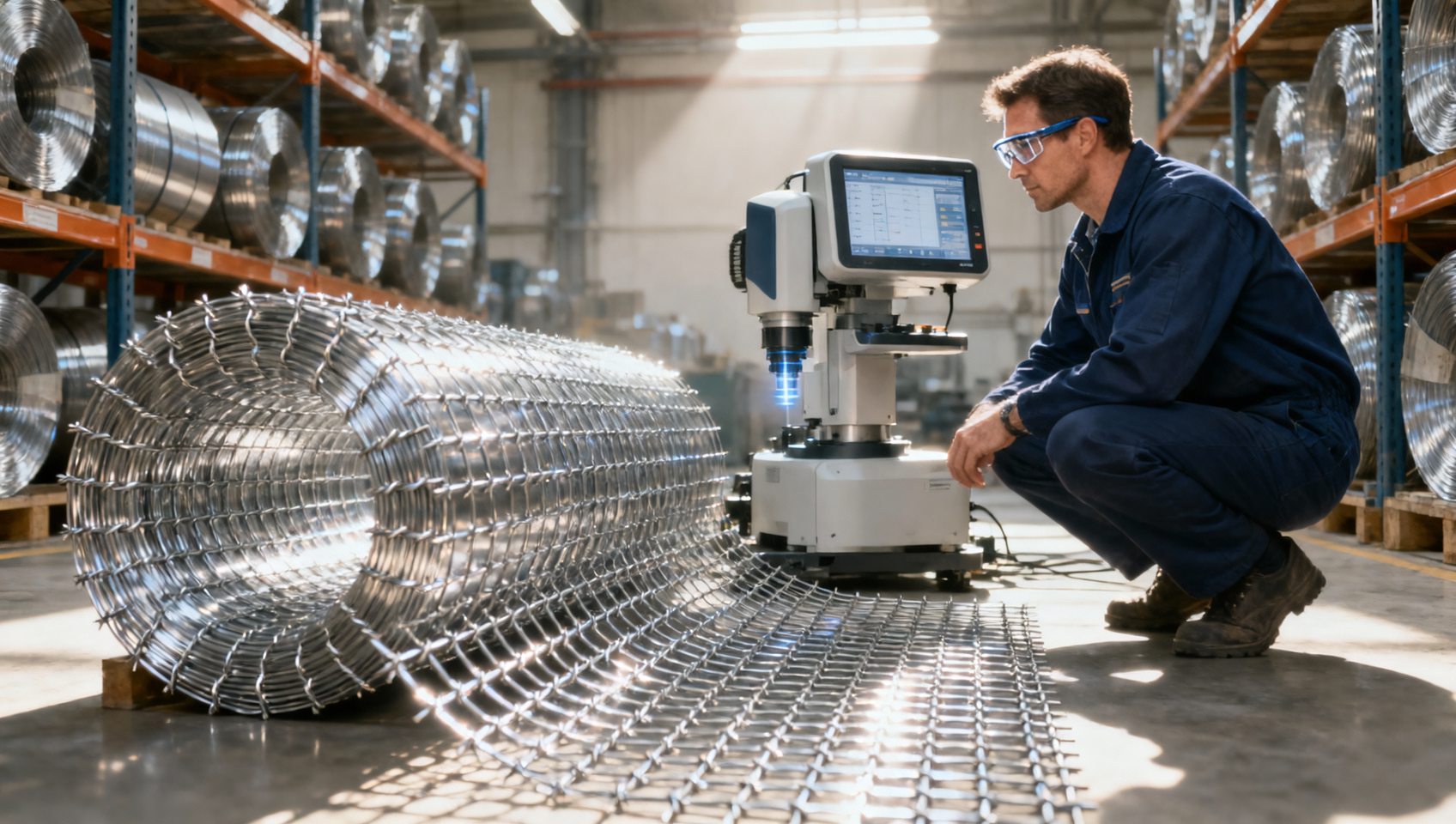 Stainless steel welded mesh looks uniform—until light hits it at 3pm on a humid Tuesday
