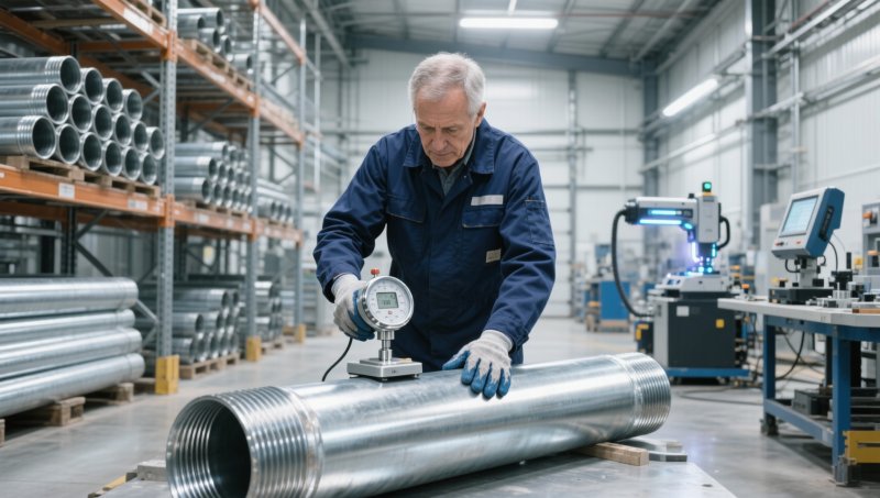 Galv steel tube weight surprises show up only after cutting and threading