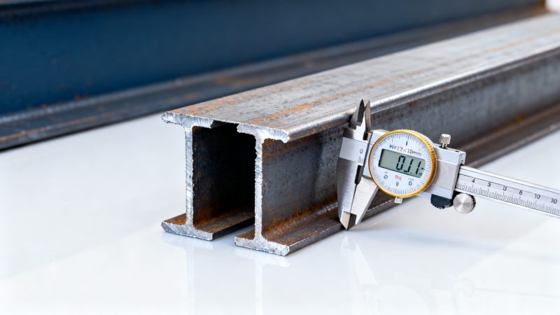 How to measure a steel beam when the mill mark is worn—and why tape alone won’t cut it