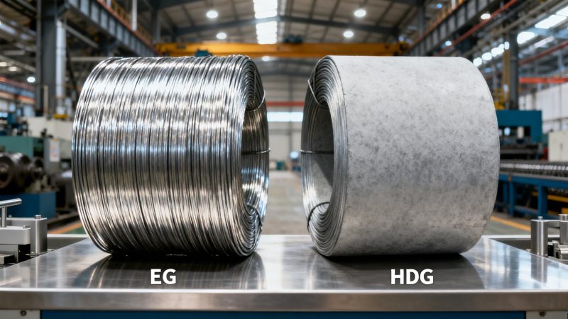 Electrogalvanized wire vs