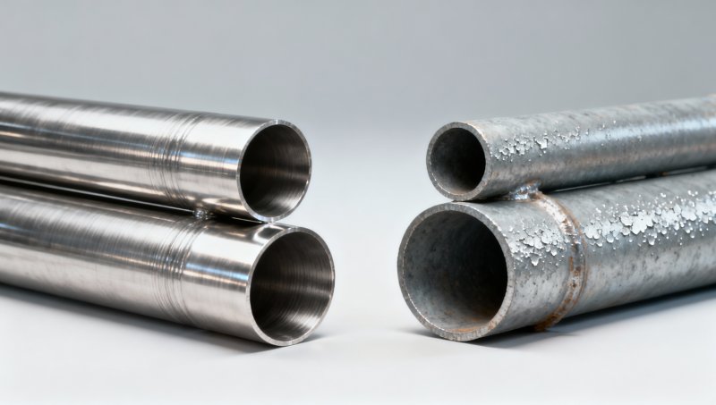 High strength stainless steel pipe vs