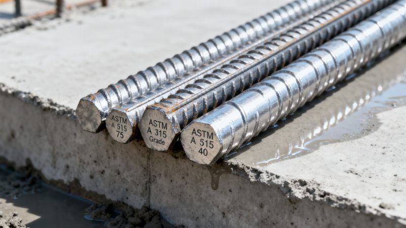 High strength steel rebar vs