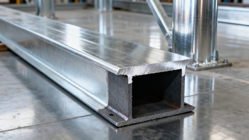 Hot dip galvanized steel beam: How much corrosion resistance is lost after cutting or welding?