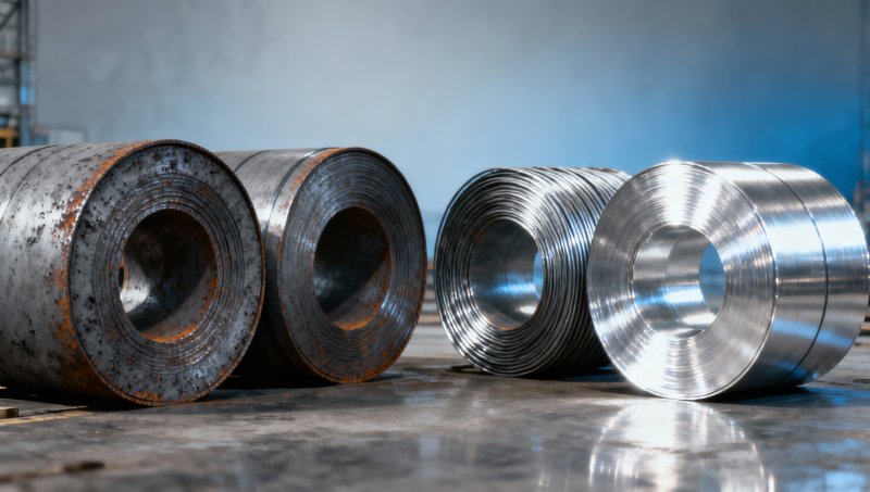 Hot rolled coiled steel vs