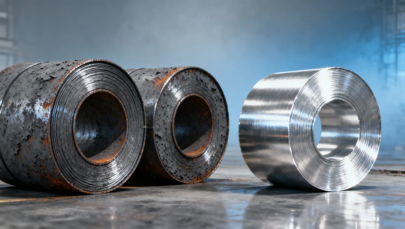 Hot rolled coiled steel vs