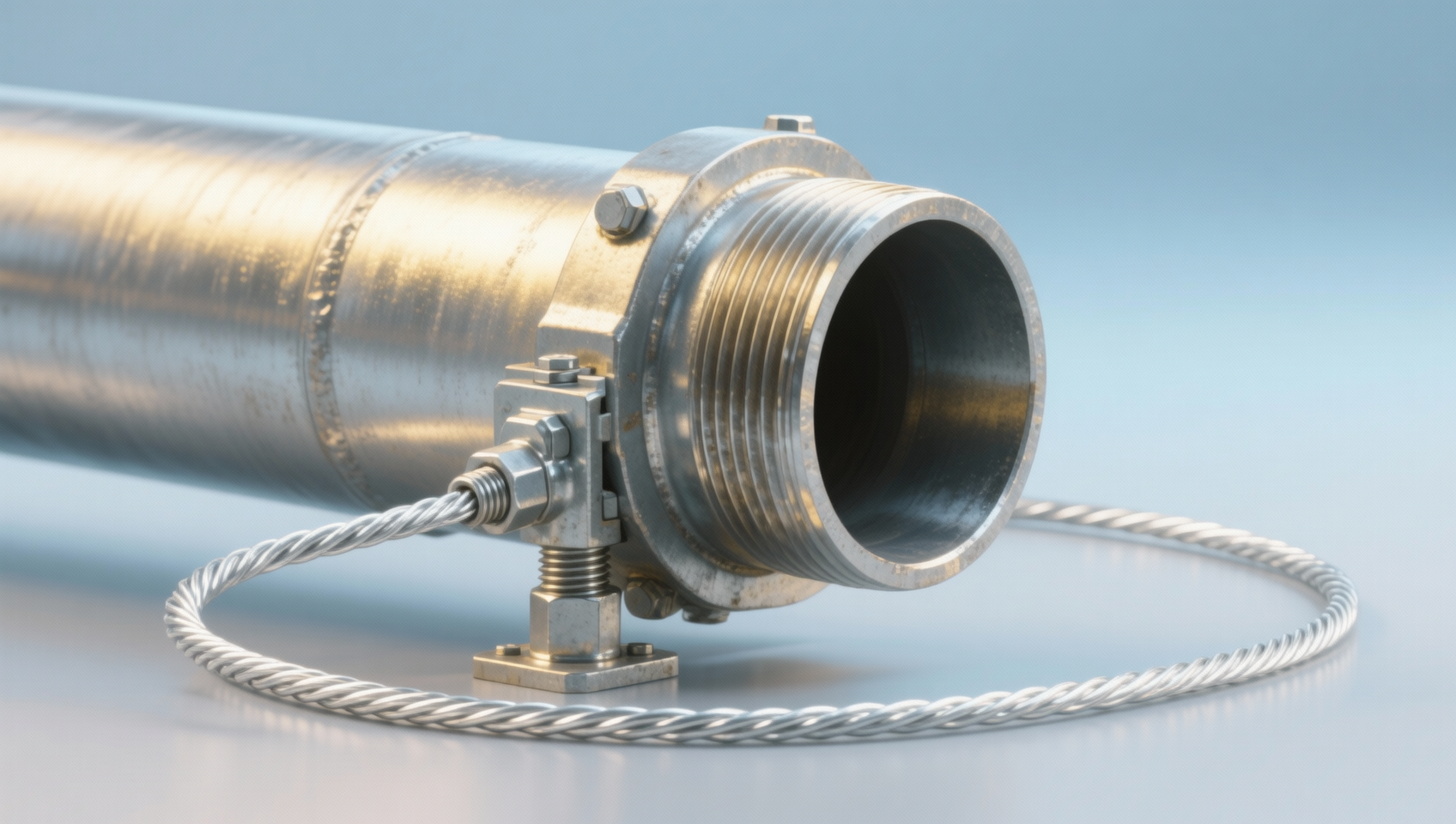 Galvanized pipe electrical installations still require grounding — a common oversight