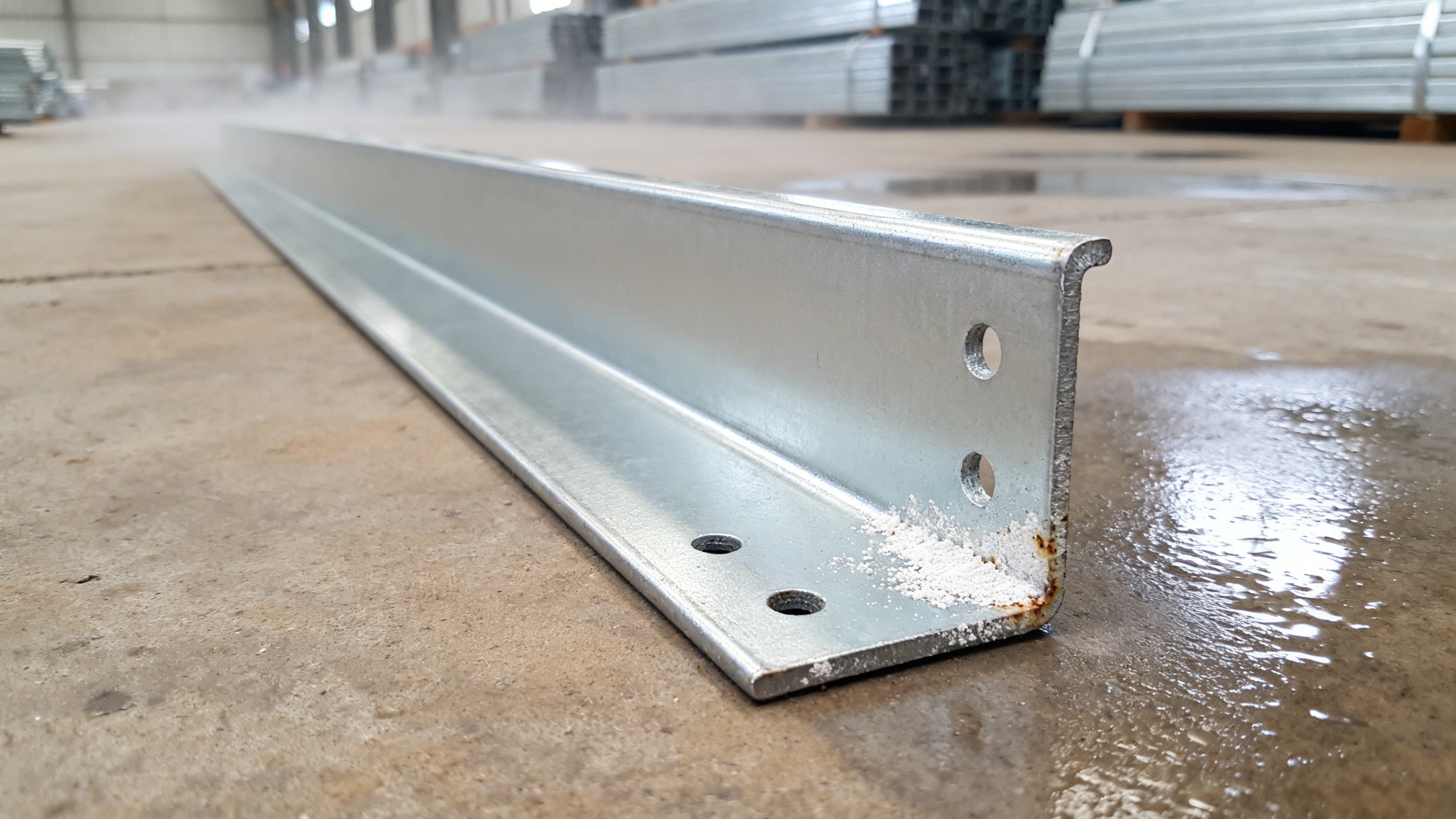 Galv steel angle shows white rust within 6 months in humid inland warehouses—what changed in 2026?