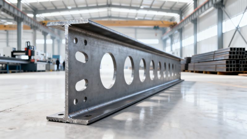 Steel construction beam or perforated steel beam? When open-web design changes load calculations