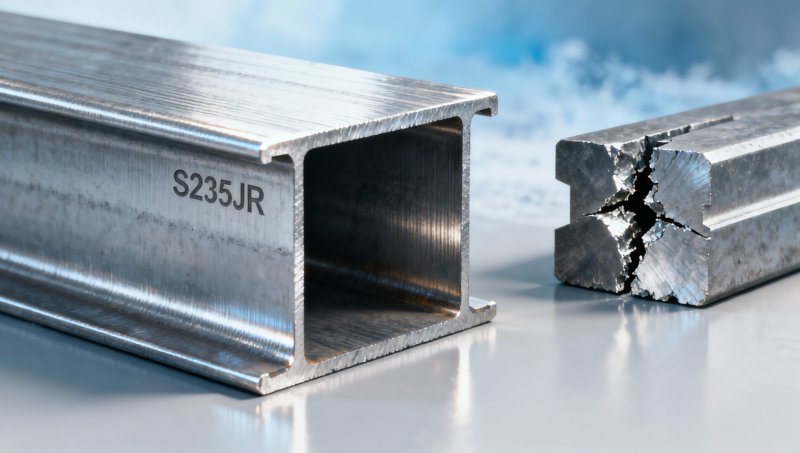 S235JR steel in low-temperature environments: At what point does impact toughness drop below EN 10025-2 requirements?