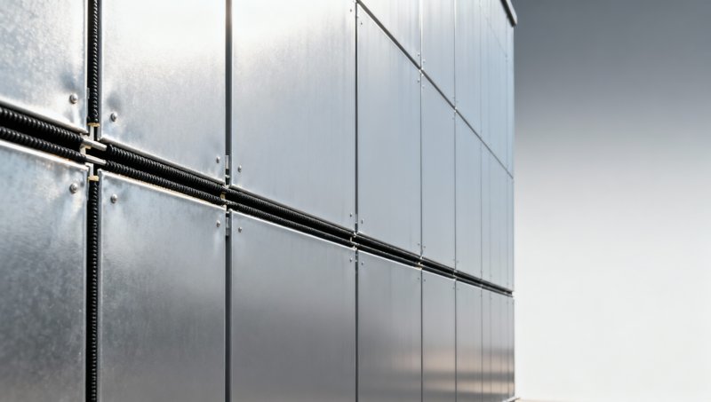 Galvanized wall sheets installed without expansion joints — what happens after summer heat?