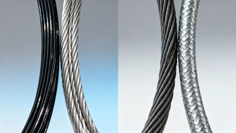 Coated stainless steel wire vs