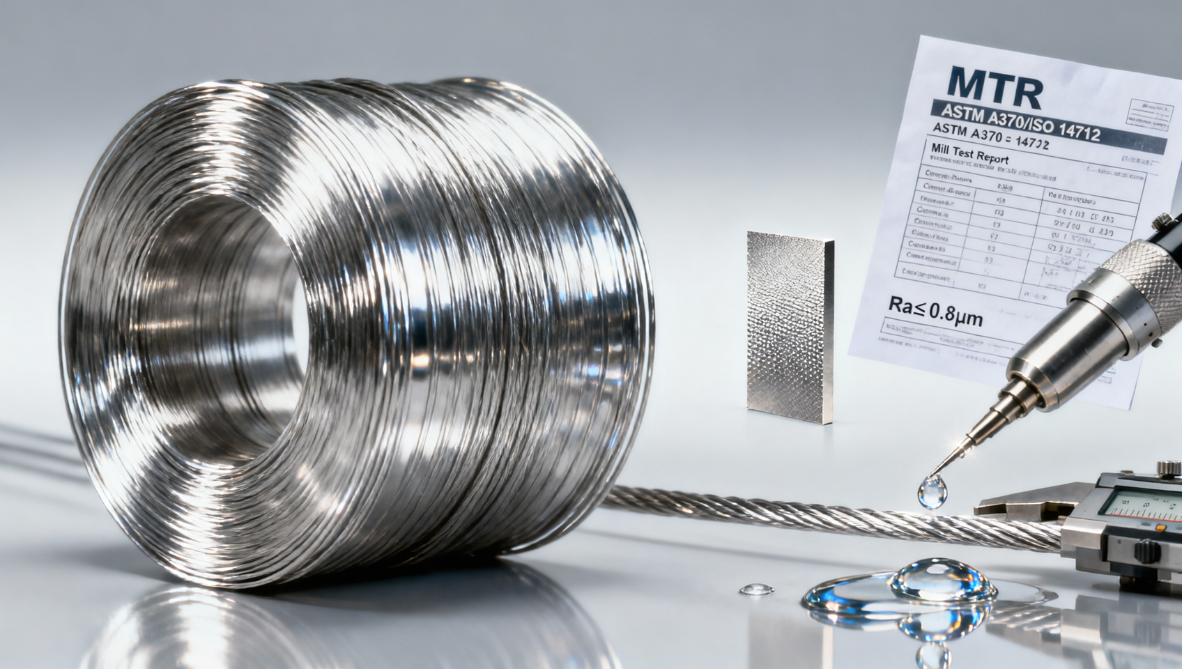 Is ‘304 SS wire’ always food-grade? Not unless it meets these three mill test requirements