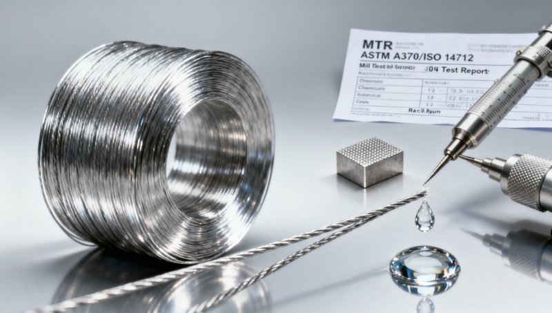 Is ‘304 SS wire’ always food-grade? Not unless it meets these three mill test requirements