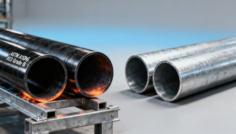 Carbon steel tube suppliers may substitute A53 for A106 — and it changes pressure rating at temperature