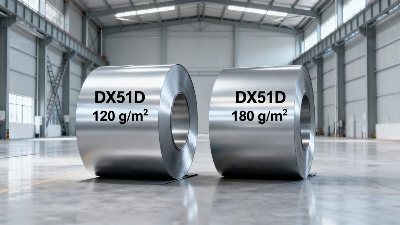 DX51D zinc layer weight: How 120 g|m² vs. 180 g|m² affects long-term durability in humid environments