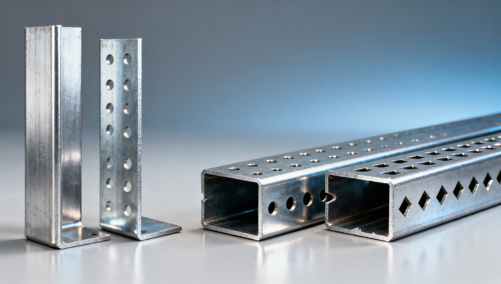 L shaped metal bars with pre-punched holes: Do hole patterns compromise torsional rigidity?
