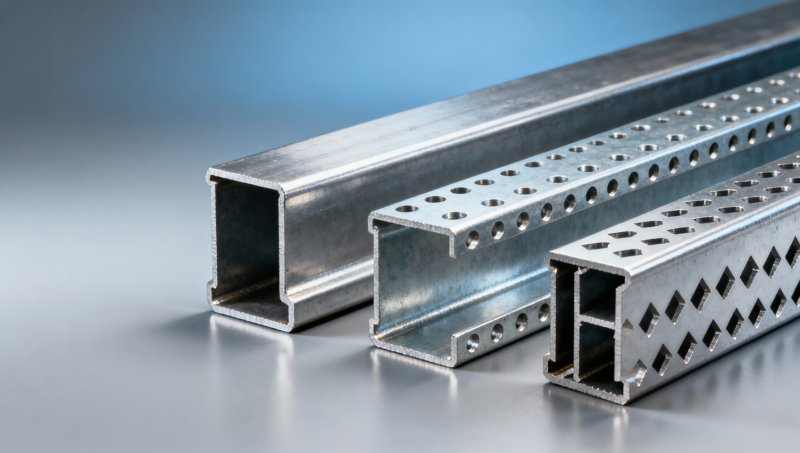 L shaped metal bars with pre-punched holes: Do hole patterns compromise torsional rigidity?