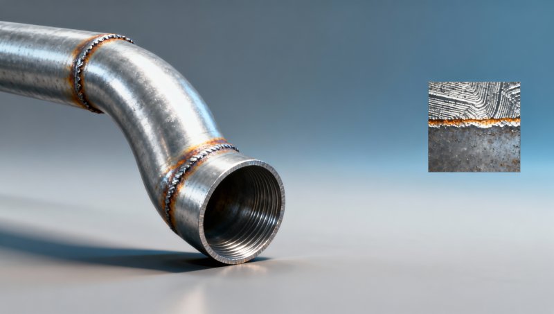 Galvanized metal pipe bends crack after welding — is it the zinc layer or base steel?