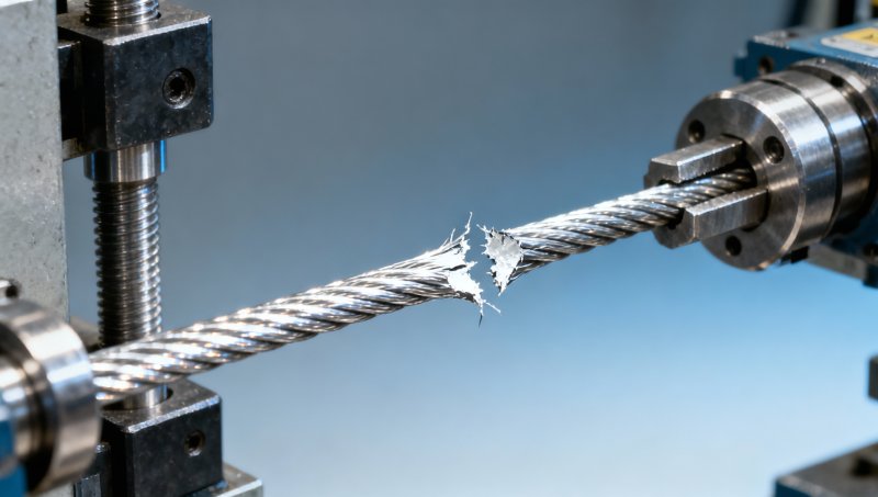 Stainless steel wire breaks unexpectedly during tension tests—common causes