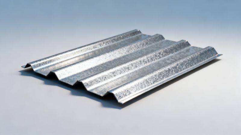 Galvanized steel roofing reflects heat—but not as much as advertised