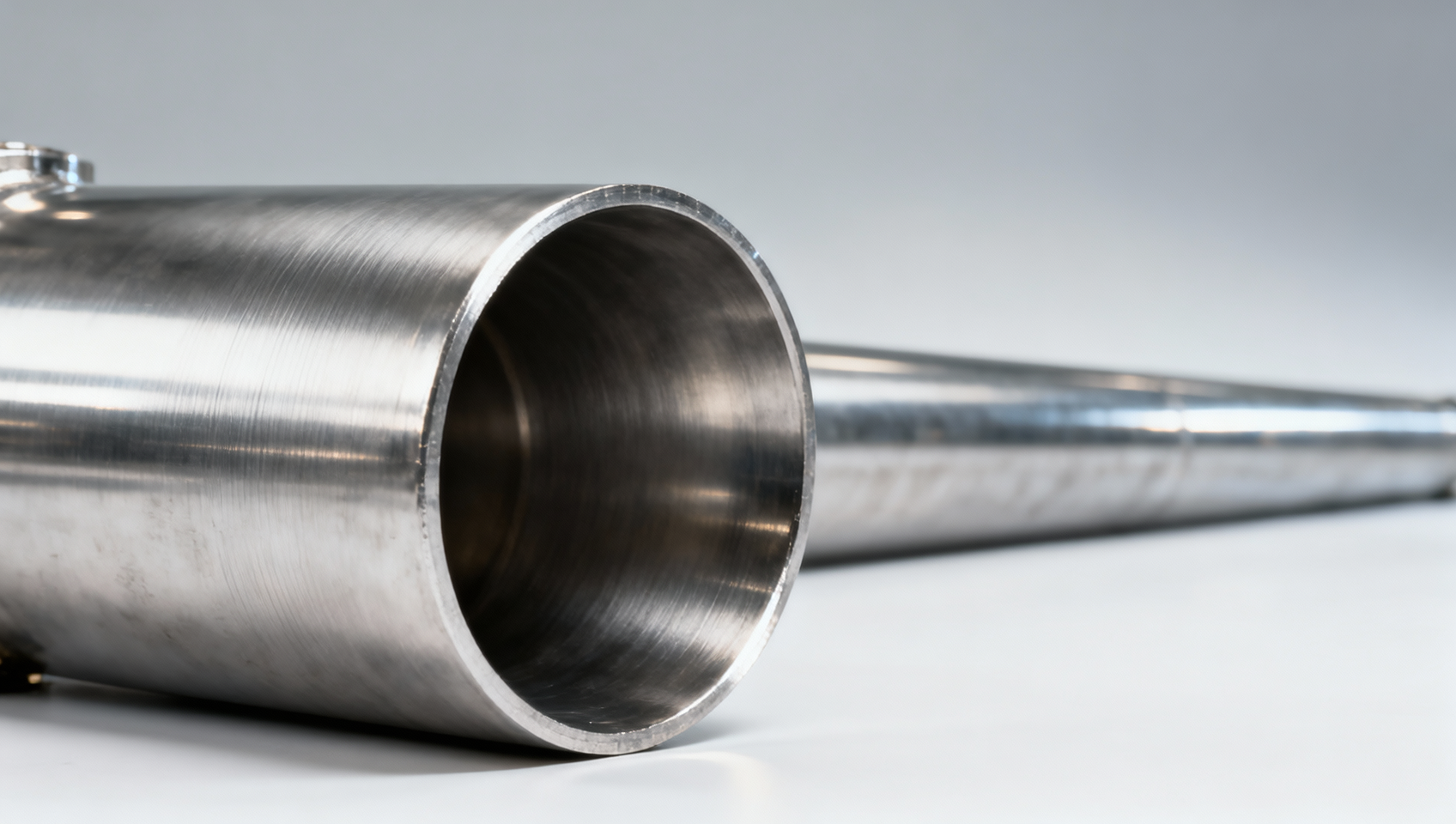 Stainless pipe surface finish affects cleaning frequency in food-grade applications