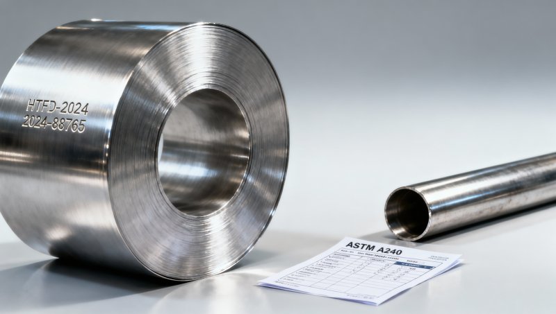 Stainless steel supplier certificates don’t guarantee batch consistency—ask for heat numbers