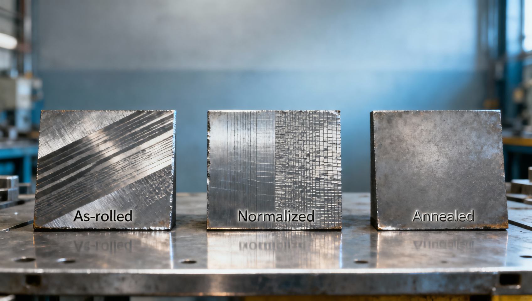 Carbon steel plate heat treatment status affects machinability more than grade alone