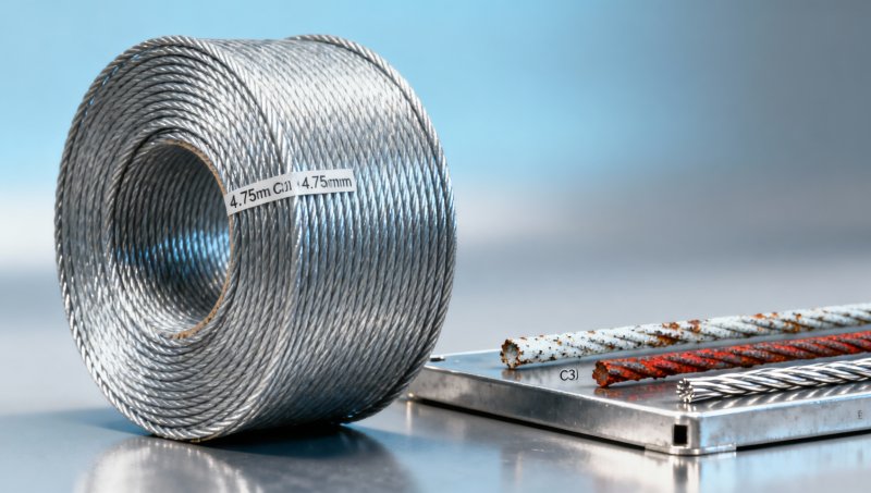 Galvanized steel wire tensile strength degrades faster in coastal air—how soon should you inspect?