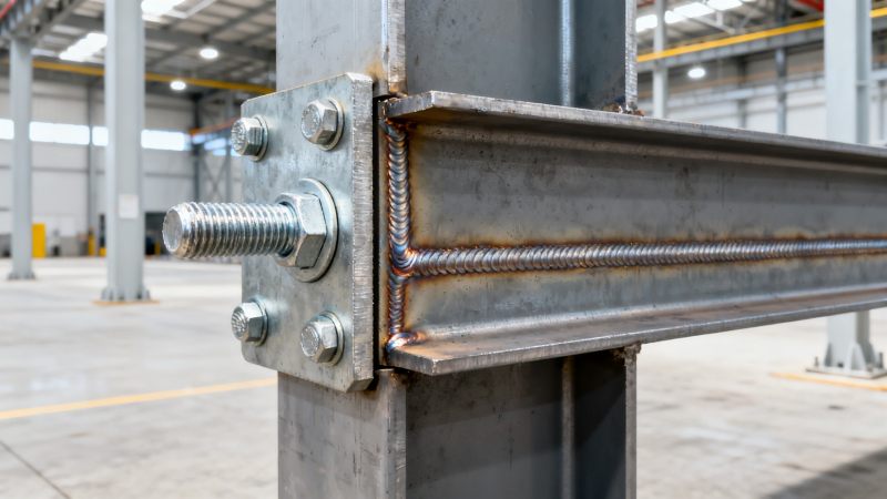 Prefabricated structural steel connections: Bolted vs welded — long-term maintenance trade-offs
