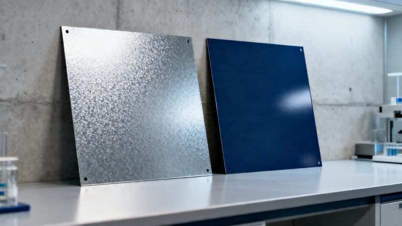 Hot dip galvanized steel sheet vs