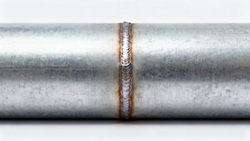 Hot dip galvanized steel pipe rusts at weld seams — is it a coating flaw or installation error?